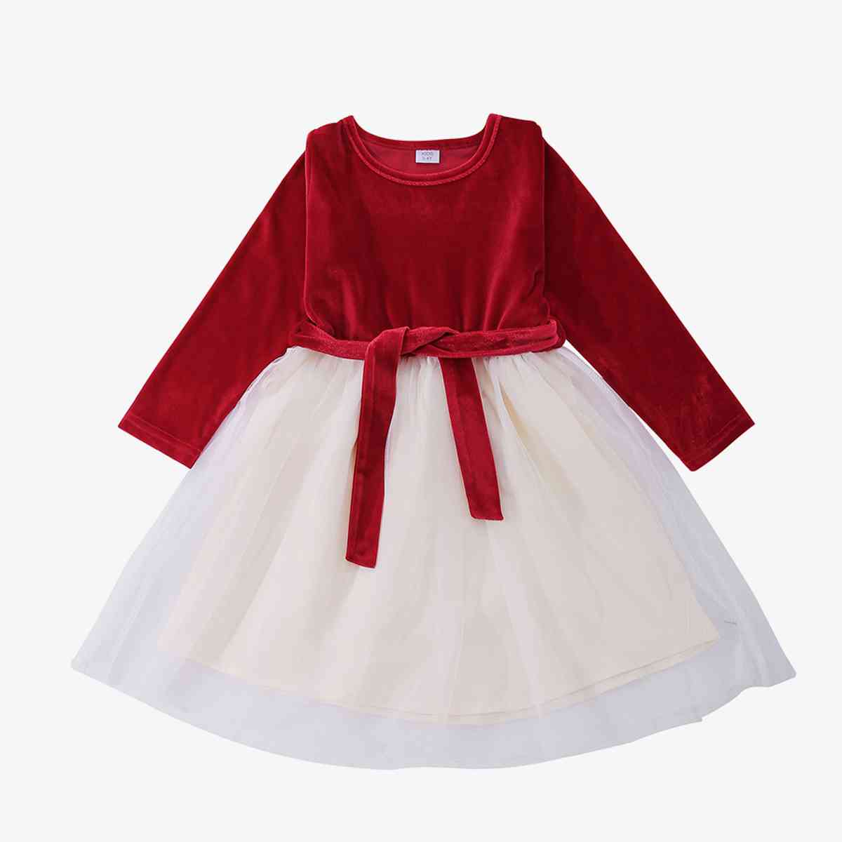 Baby Contrast Bow Detail Dress