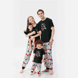 Women MERRY CHRISTMAS Graphic Top and Printed Pants Set